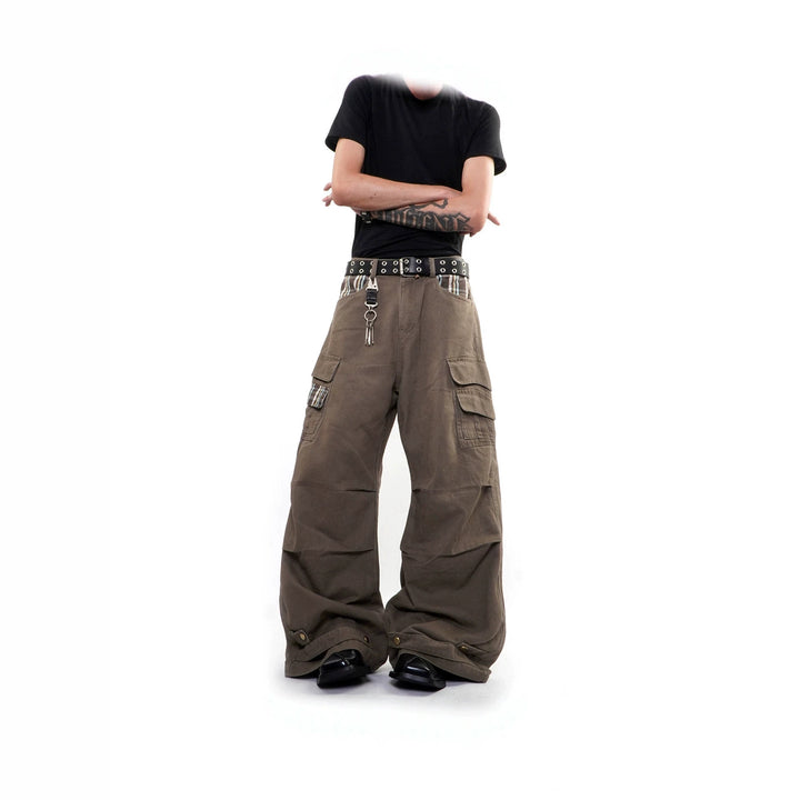 Herren Weitgeschnittene Cargo-Hose mit Taschen Drune