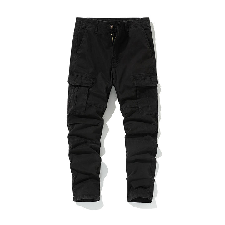 Herren Tapered-Canvas-Cargo-Workhose mit ergonomischen Kniefalten und Organizer-Taschen Drune