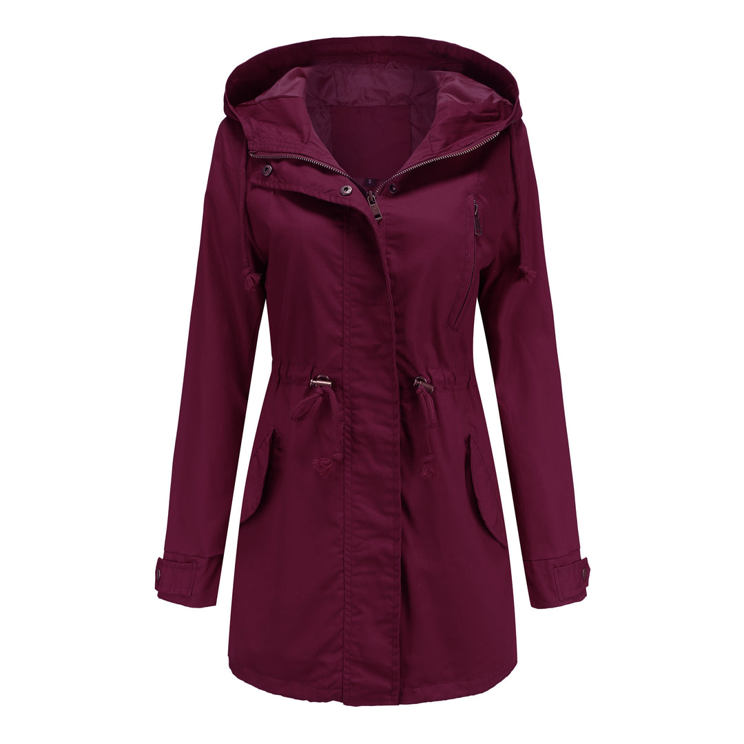 Damen Funktionsjacke mit verstellbarem Bund und Reißverschluss Drune