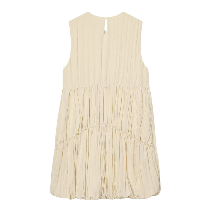 Damen luftiges Maxikleid mit plissierten Details und schmeichelndem Schnitt Drune