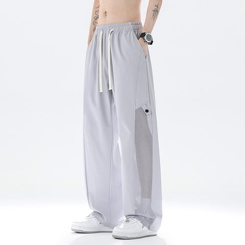 Herren Lässige Sporthose mit atmungsaktiven Einsätzen
