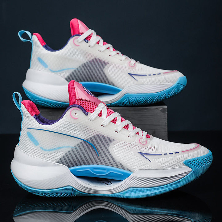 Herren niedriger Basketball-Sneaker mit stabilisierender TPU-Brücke und reaktiver EVA-Zwischensohle Drune