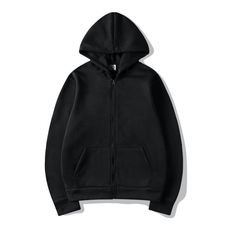 Damen Sportlicher Kapuzenpullover mit durchgehendem Reißverschluss und Tasche Drune