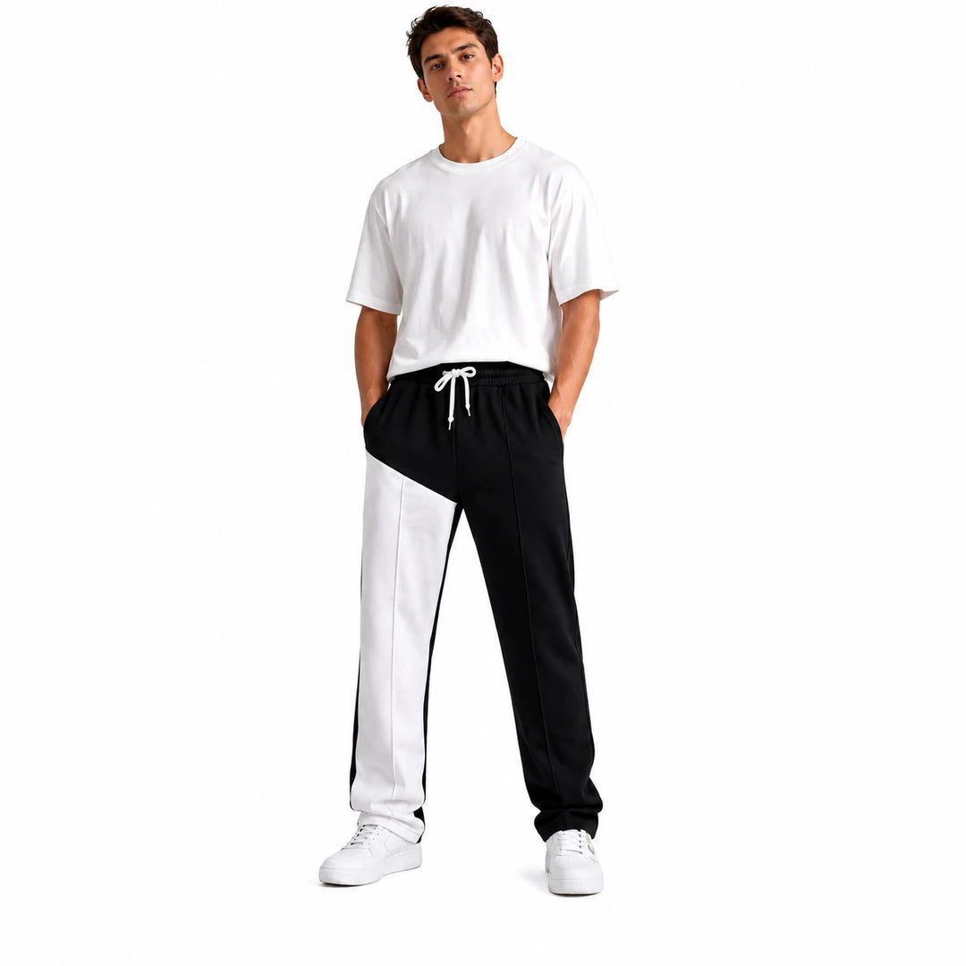 Damen Sportliche Freizeithose mit modischem Farbeinsatz Drune