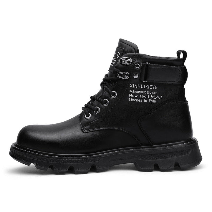 Herren robuste Schnürstiefel mit dämpfender Sohle Drune