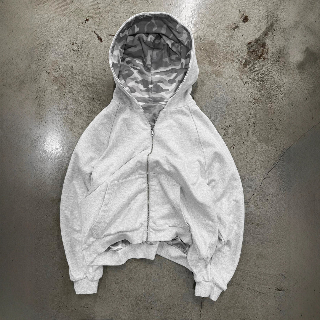 Damen Kapuzenjacke im modernen Camouflage-Design Drune