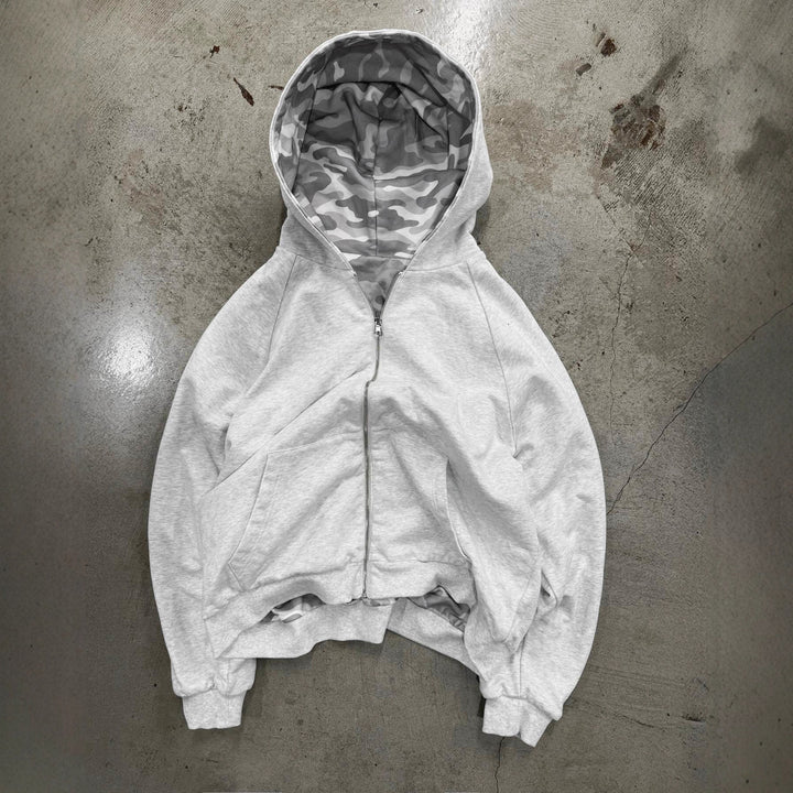 Damen Kapuzenjacke im modernen Camouflage-Design Drune