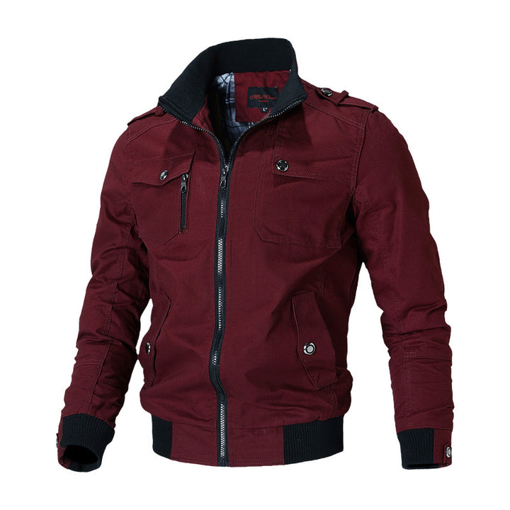 Herren nan robuste Canvas-Field-Bomberjacke Drune