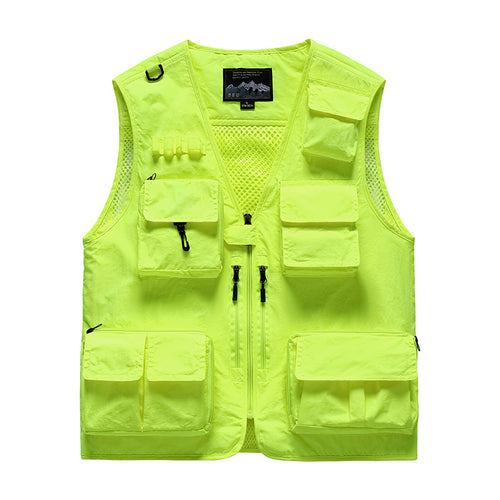 Herren Multifunktionale Anglerweste mit Taschen Drune