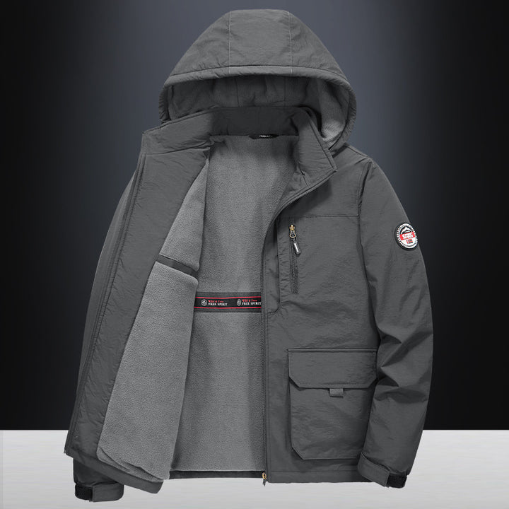 Herren Technische Übergangsjacke mit Fleece-Innenfutter Drune