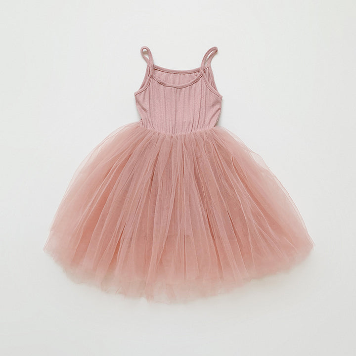 Mädchen Tüll Skater Tanzkleid Drune