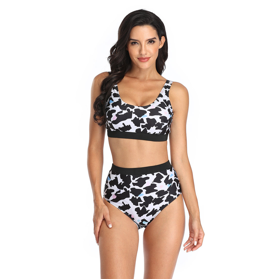 Damen Sport-Bikini mit hoch geschnittenem Hosenbund von Drune