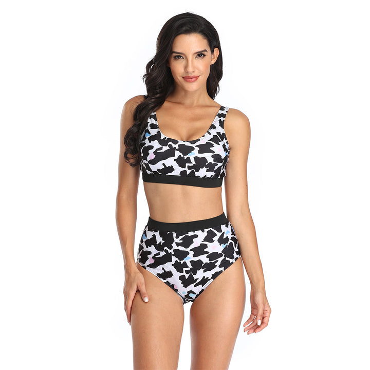 Damen Sport-Bikini mit hoch geschnittenem Hosenbund von Drune