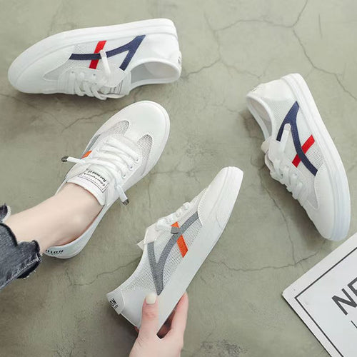 Damen sportliche Sneaker mit atmungsaktivem Mesh-Obermaterial Drune