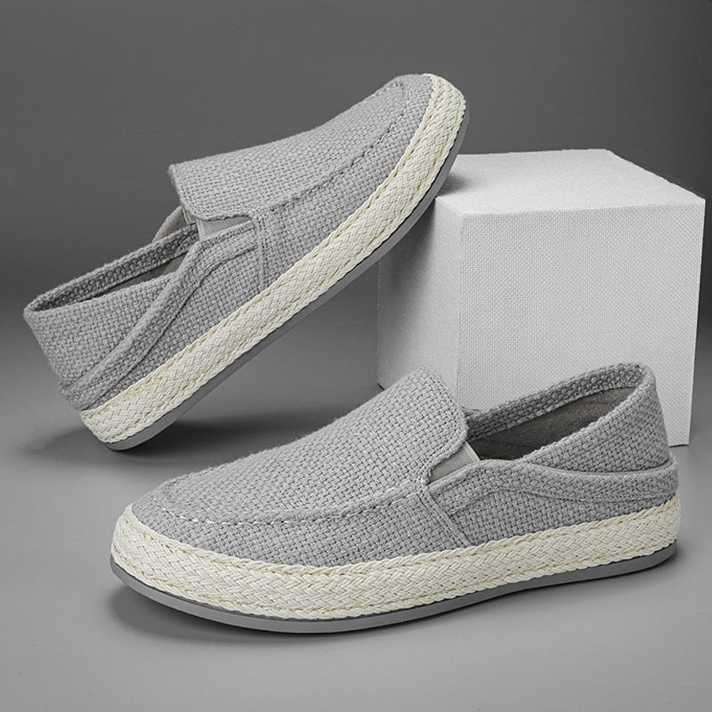 Damen Komfortable Slip-On Freizeitschuhe mit geflochtenem Design Drune