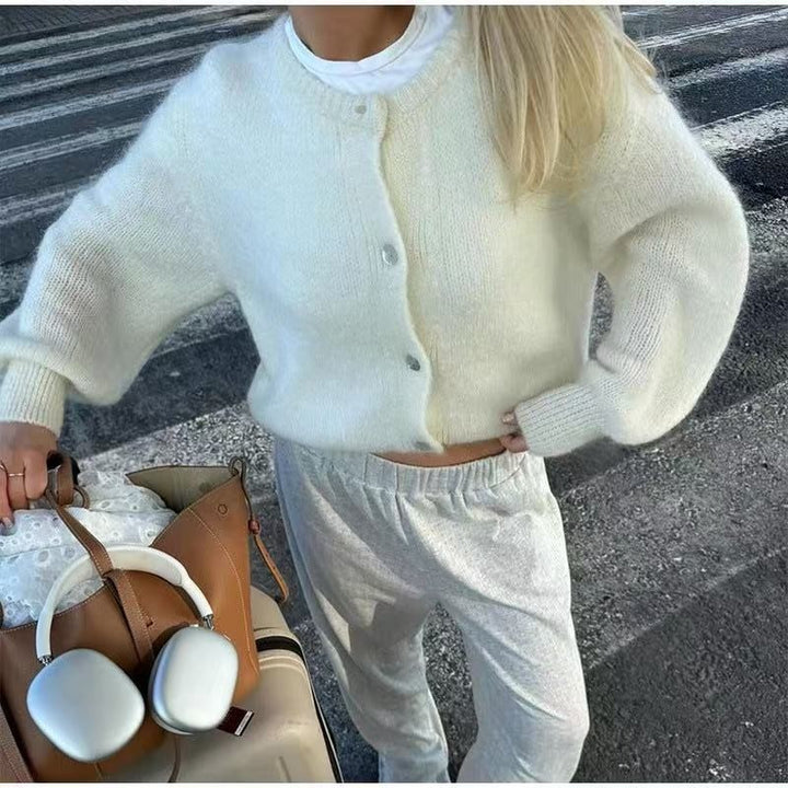 Drune | Weicher Mohair-Cardigan