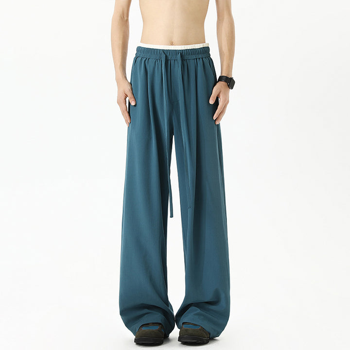 Herren Bequeme und Weite Lounge-Hose Drune