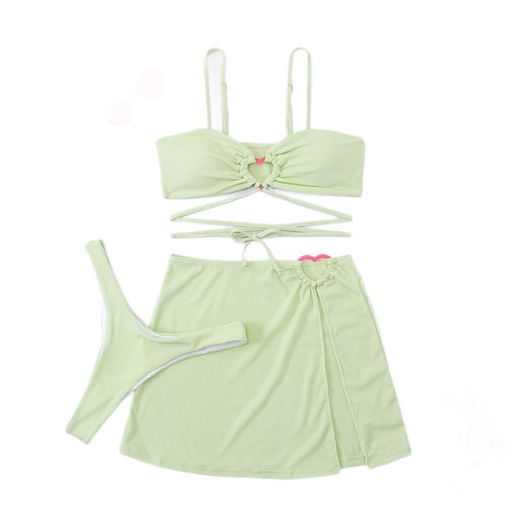 Damen Stylish Bikini-Set mit verspieltem Rock Drune