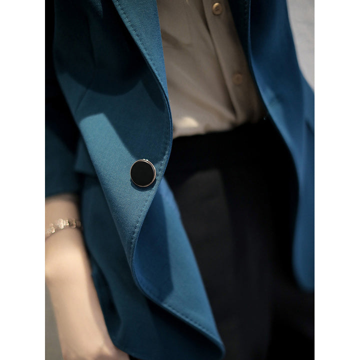 Damen Eleganter Blazer mit feinem Schnitt Drune