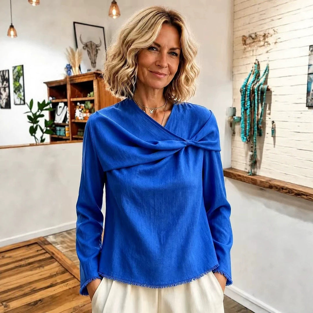 Damen Elegante und bequeme Bluse Drune