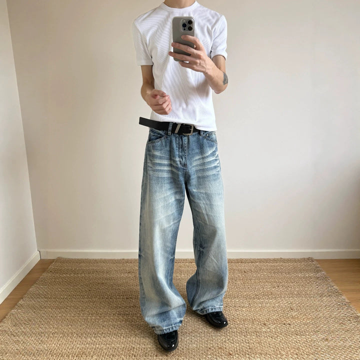 Damen Weitgeschnittene Denim-Jeans Drune