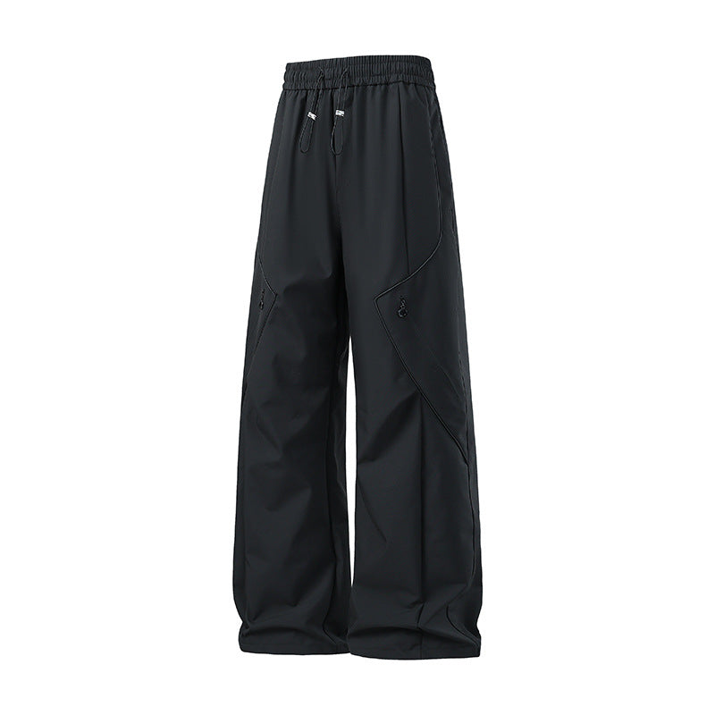 Damen Weite Tech-Cargo-Hose Drune