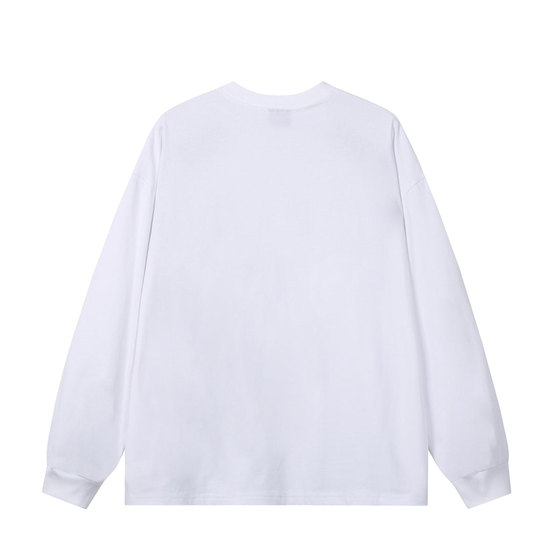 Unisex Oversize-Sweatshirt mit Raglan-Kontrasteinsätzen und großflächigem Frontprint Drune