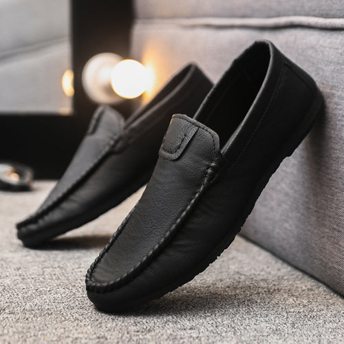 Herren Mokassins aus weichem Leder Drune