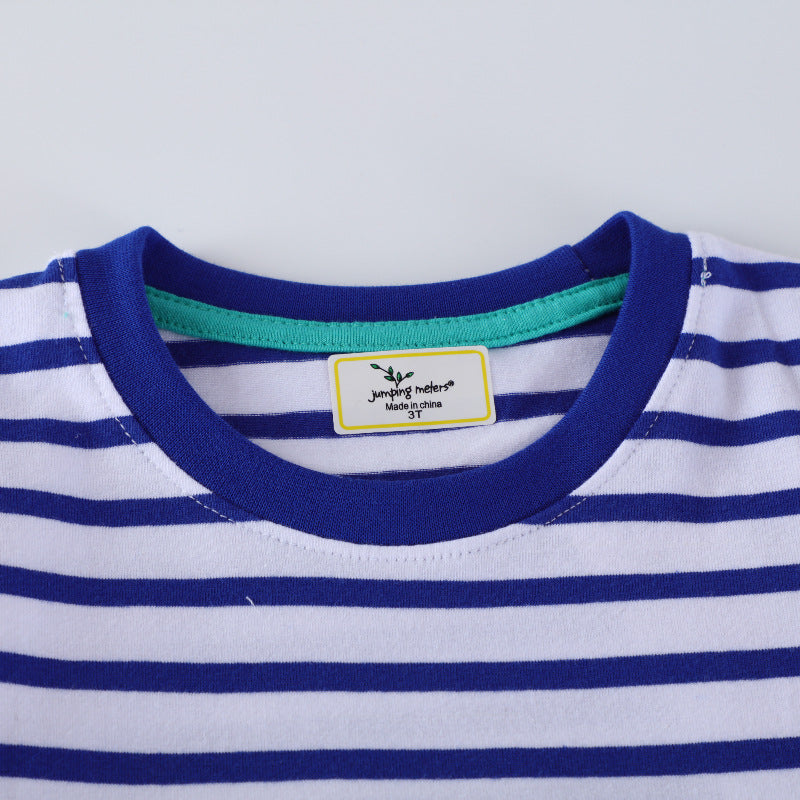 Unisex Baumwoll-T-Shirt mit buntem Baustellenmotiv Drune