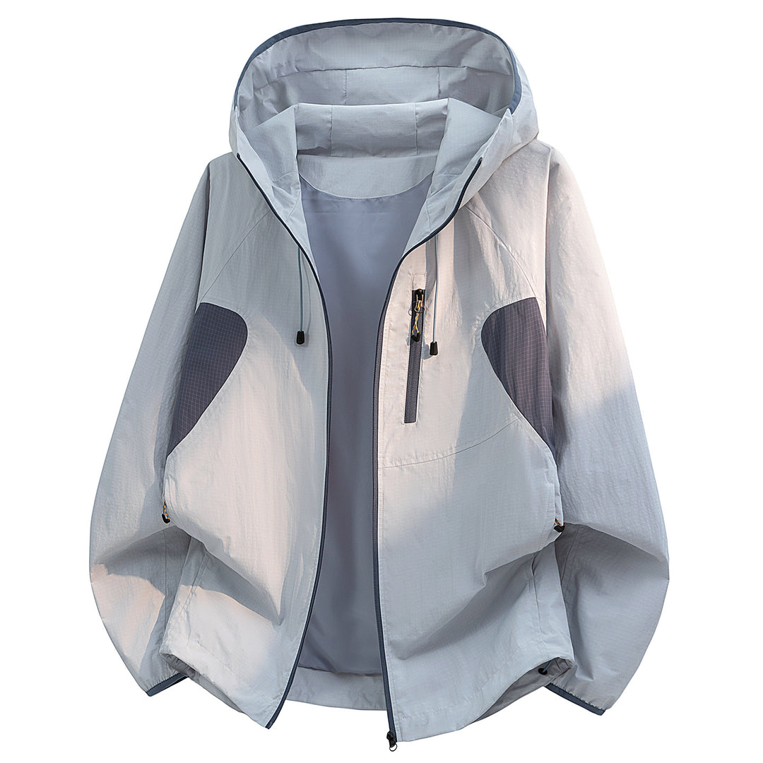 Herren Ultraleichte Funktionsjacke mit Kapuze Drune
