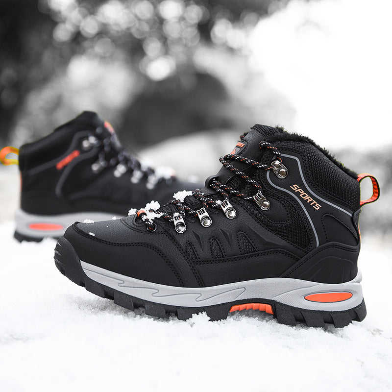 Damen Gefütterte wasserdichte Trekkingstiefelette mit Thermofutter und griffiger Profilsohle Drune