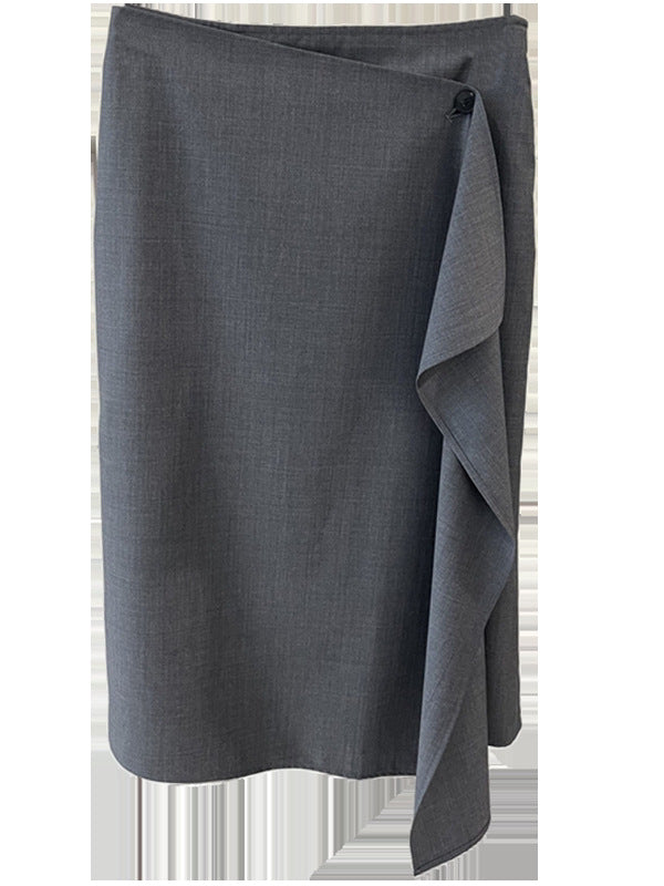 Damen Eleganter Wickelrock Drune