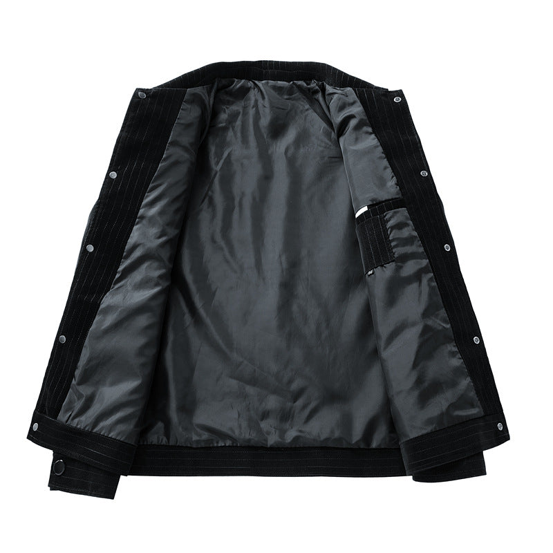 Herren Modische Jacke mit seitlichen Brusttaschen Drune