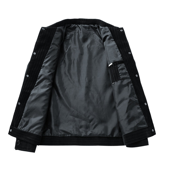 Herren Modische Jacke mit seitlichen Brusttaschen Drune