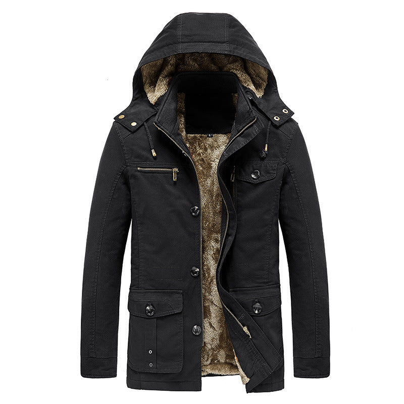 Herren Robuste und Warmgefütterte Outdoor-Jacke Drune