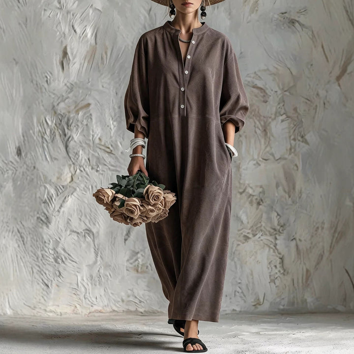 Damen Lässiges Maxikleid Drune