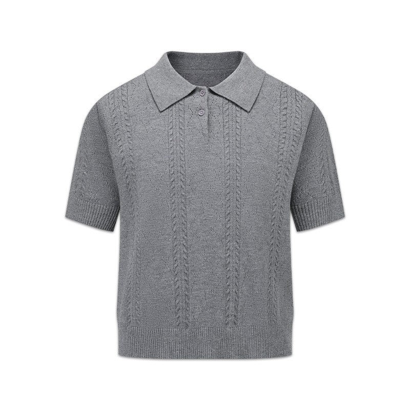 Herren Strick-Polohemd aus hochwertiger Baumwolle Drune
