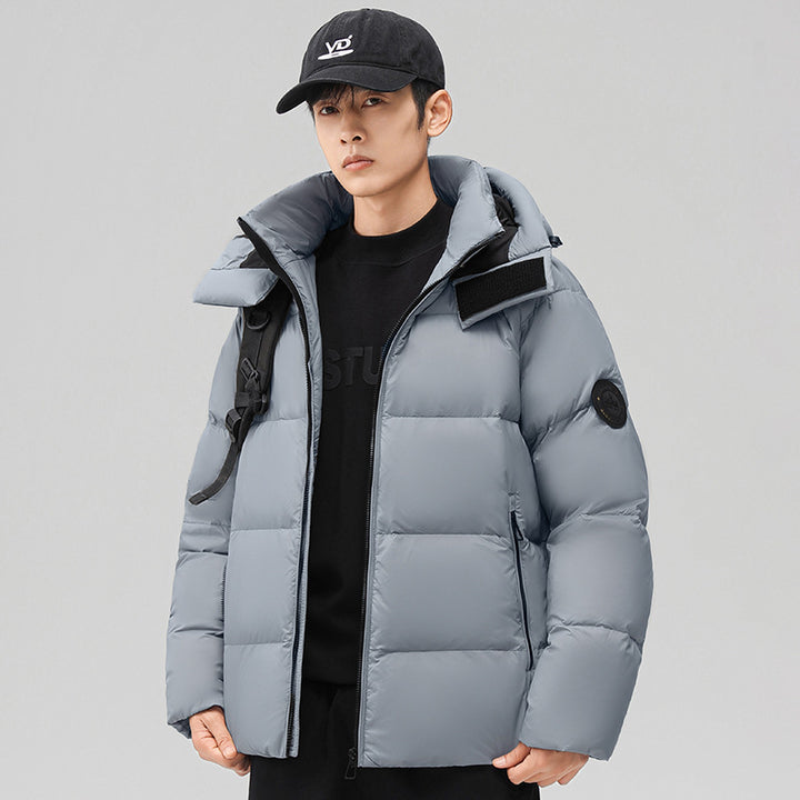 Herren Isolierte Steppjacke mit hochschließendem Kragen Drune