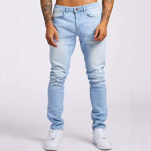 Herren Slim-Fit Denimhose Drune