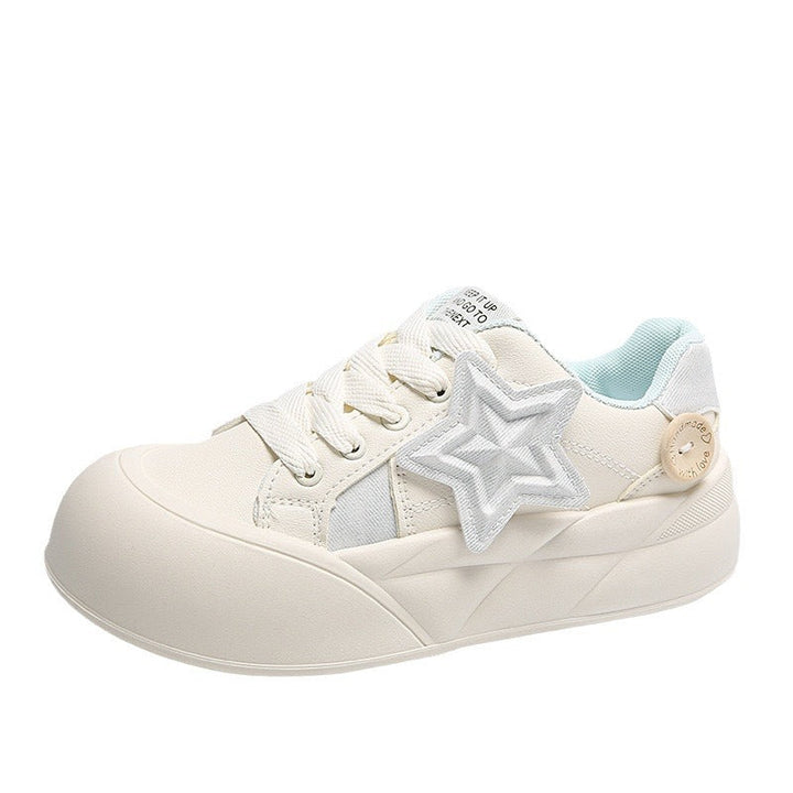 Damen Sneakers mit leichtem Profil und trendy Sternen-Details Drune