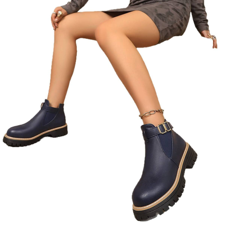 Damen Trendige Chelsea Boots Drune