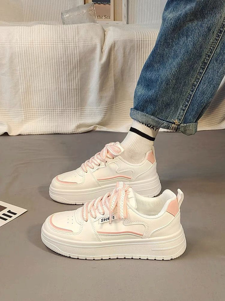 Damen Sportliche Sneakers mit modischer Plateau-Sohle und dämpfendem Komfort Drune