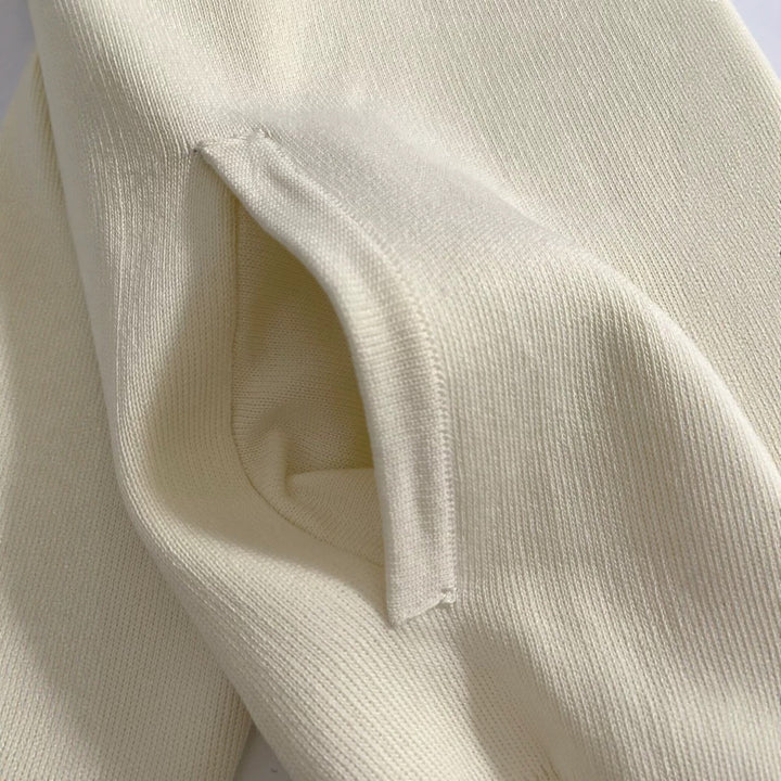 Damen Boxy-Strickjacke mit Stehkragen, Hornoptik-Knopfleiste und Eingrifftaschen Drune