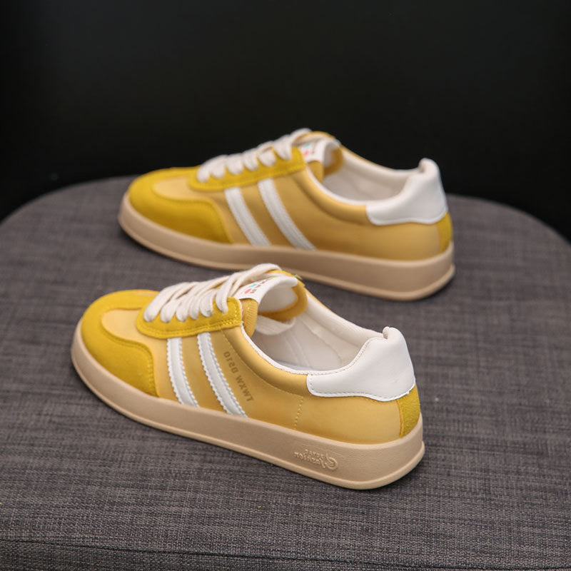 Damen Sportliche Sneakers mit modischen Streifen und dämpfender Sohle Drune