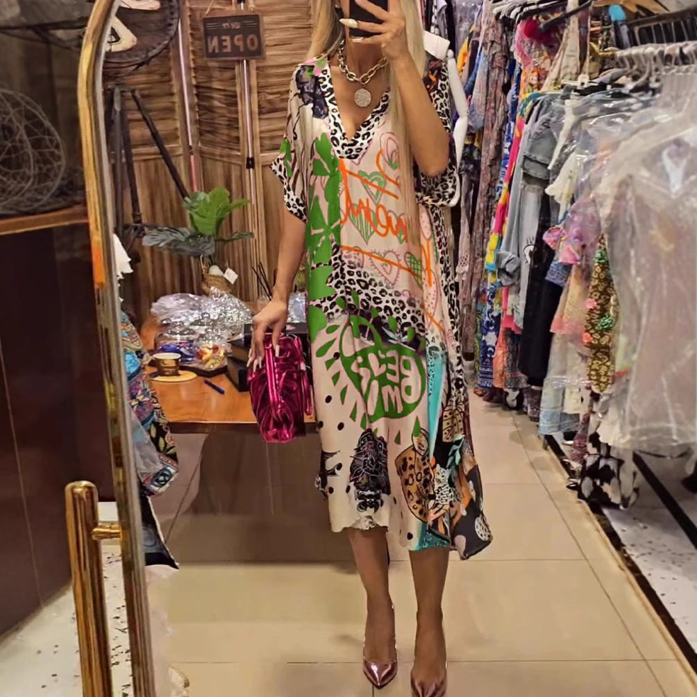 Damen Kunstvolle Kaftan-Style Tunika Drune