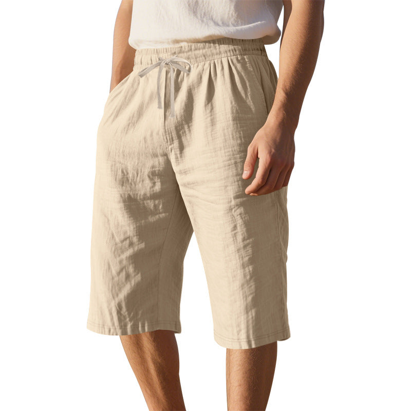 Herren leichte Freizeithose mit elastischem Bund und praktischen Taschen Drune