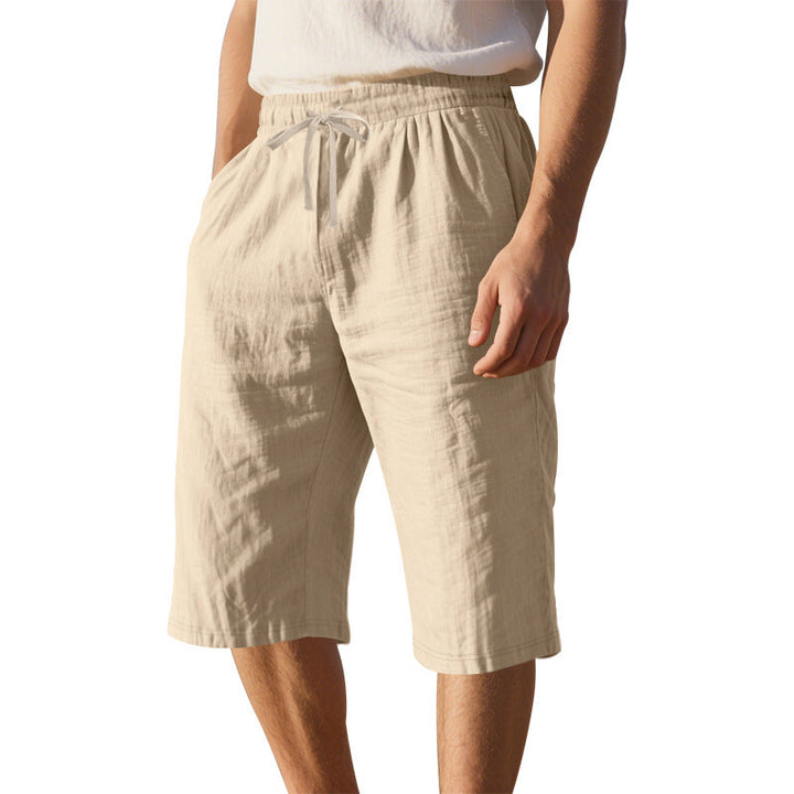 Herren leichte Freizeithose mit elastischem Bund und praktischen Taschen Drune