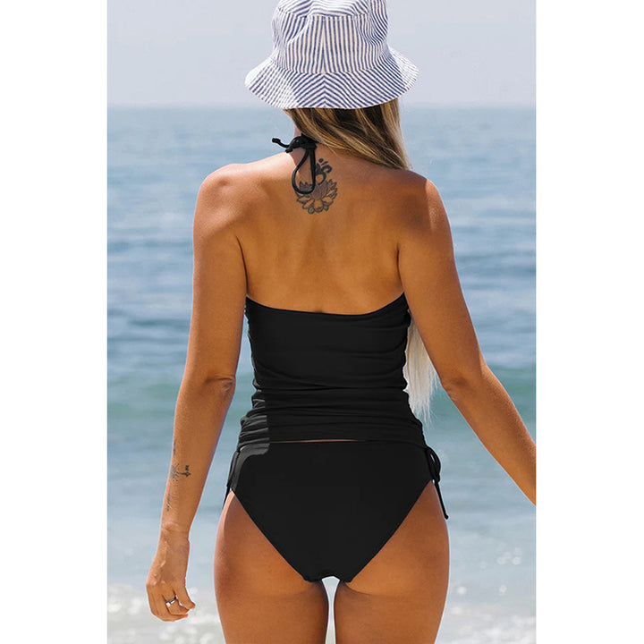 Damen Bikiniset mit raffiniertem Oberteil und verstellbarem Slip Drune