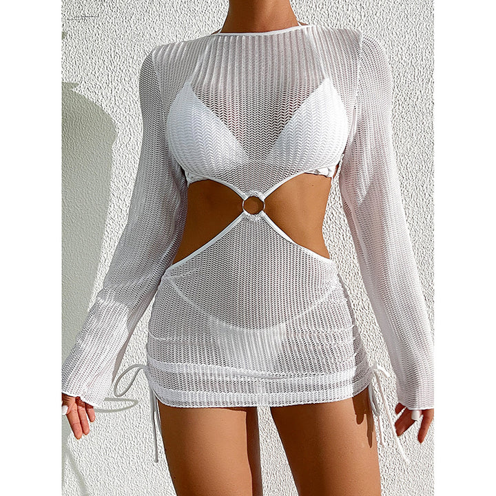 Damen Cut-Out Strandkleid Drune