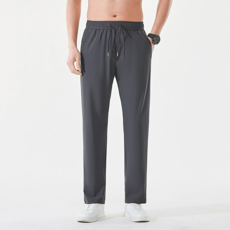 Herren Relaxed-Performance-Freizeithose mit elastischem Tunnelzug, schnell trocknendem Stretch & geradem Bein Drune